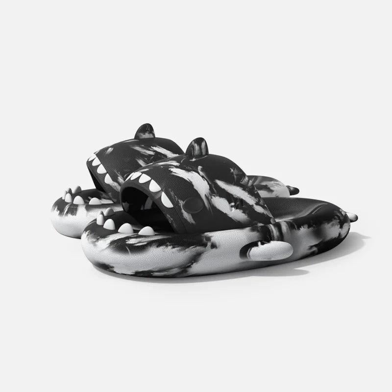 Bape discount shark slippers
